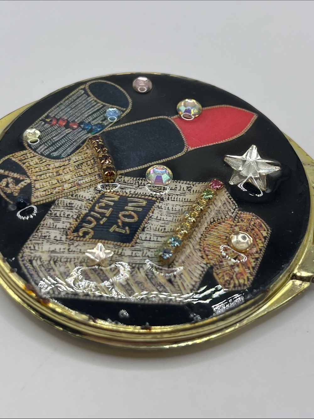 RARE!! Designs From The Deep decoupage Compact Mirror - Picture 4 of 6